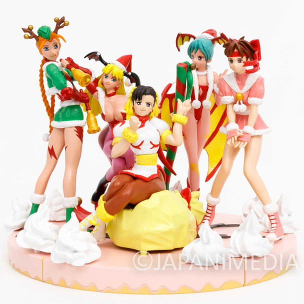 Complete Set Capcom Christmas Santa Cosplay Figure Street Fighter Darkstalkers Japanimedia Store FRONT