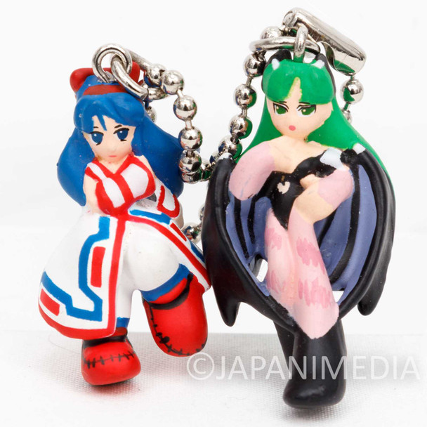 Samurai Shodown Nakoruru x Vampire Morrigan Figure Ballchain CAPCOM SNK Japanimedia Store FRONT