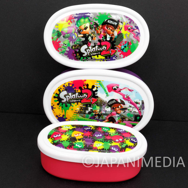Splatoon Sealed Container L+M+S 3pc Nintendo JAPAN Nintendo Switch Japanimedia Store FRONT