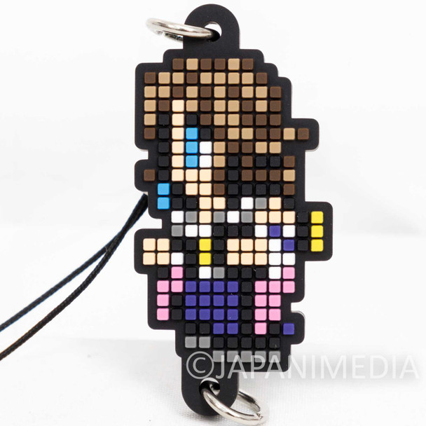 Final Fantasy Yuna Dot Design Rubber Mascot Strap Square Enix Japanimedia Store FRONT