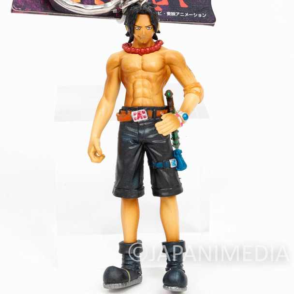 One Piece Portgas D. Ace Figure Keychain Banpresto JAPAN ANIME Japanimedia Store FRONT