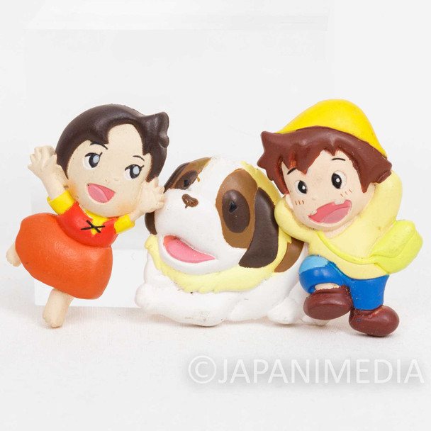 Heidi Girl of the Alps Mascot Magnet 3pc Set [ Heidi / Peter / Josef ] JAPAN Japanimedia Store FRONT