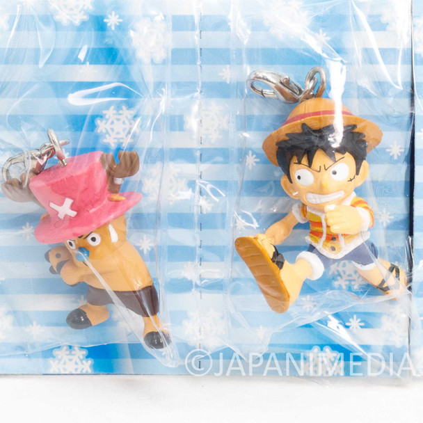 One Piece Luffy & Chopper Figure Mascot Charm Banpresto JAPAN Japanimedia Store FRONT