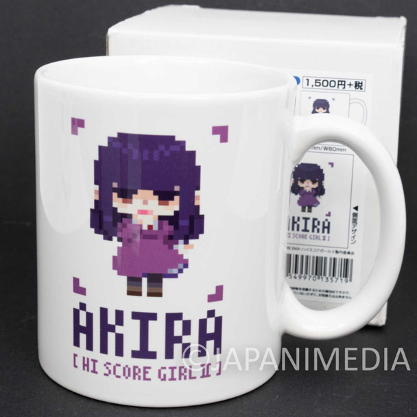 Hi Score Girl Akira Oono 8Bit Design Character Mug JAPAN STREET FIGHTER Japanimedia Store FRONT