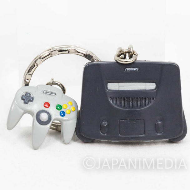 Nintendo Game Console History Miniature Figure Key Chain Nintendo 64 JAPAN 3 Japanimedia Store FRONT