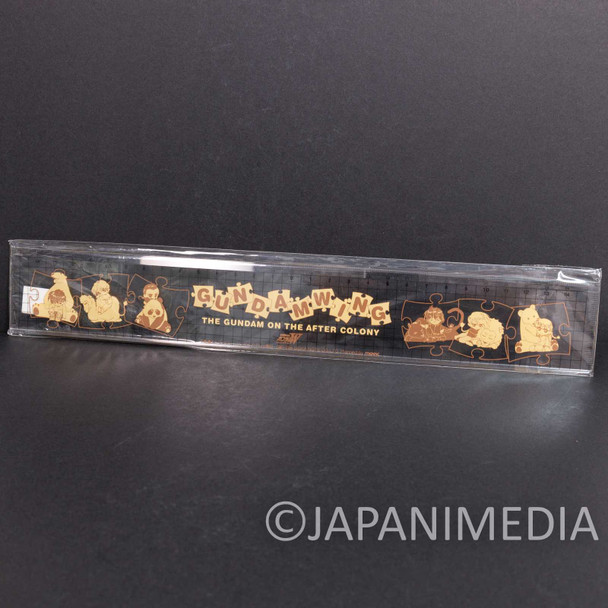 Gundam W Wing Plastic Ruler 30cm Movic JAPAN ANIME Japanimedia Store FRONT