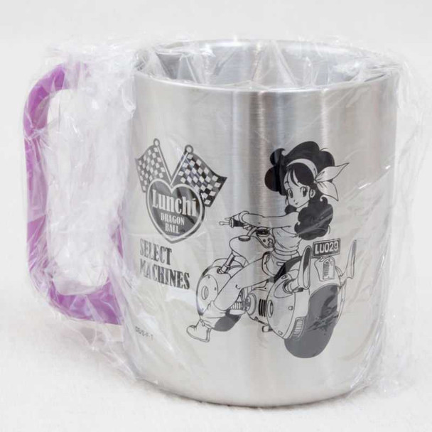 Dragon Ball Z Stainless Mug Lunch on Motorcycle Banpresto JAPAN Japanimedia Store FRONT