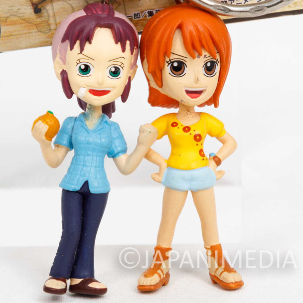 One Piece Nami & Belmeil Twin Figure Keychain Banpresto JAPAN Japanimedia Store FRONT