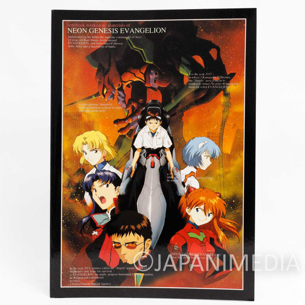 Evangelion Notebook #4 Shinji Rei Asuka Misato Ritsuko Gendo JAPAN ANIME MANGA Japanimedia Store FRONT