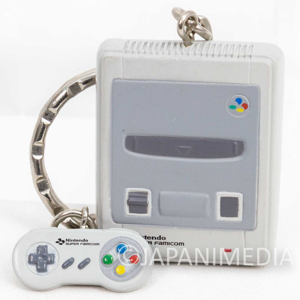 Nintendo Game Console History Miniature Figure Key Chain Super Famicom SNES 2 Japanimedia Store FRONT