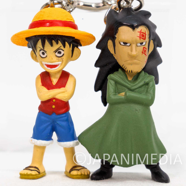 One Piece Luffy & Dragon Twin Figure Keychain Banpresto JAPAN Japanimedia Store FRONT