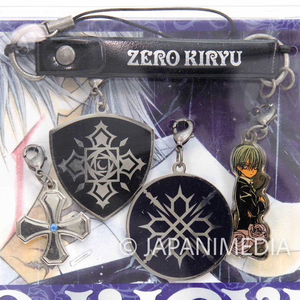 Vampire Knight Zero Kiryu Charm & Strap with Chain Accessories Set JAPAN MANGA Japanimedia Store FRONT