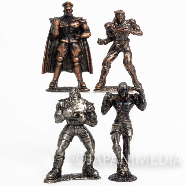 Street Fighter 2 Balrog Vega Sagat Bison Small Metal Figure Set CAPCOM Japanimedia Store FRONT