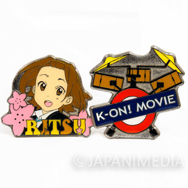 K-ON! Ritsu Tainaka Metal Pins JAPAN KYOTO ANIMATION Japanimedia Store FRONT