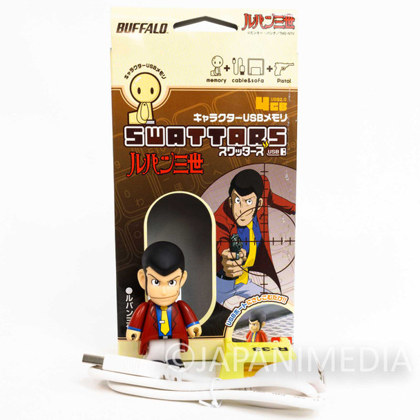 Lupin the Third (3rd) Figure Type USB Flash Memory 4GB Buffalo BANDAI Japanimedia Store FRONT