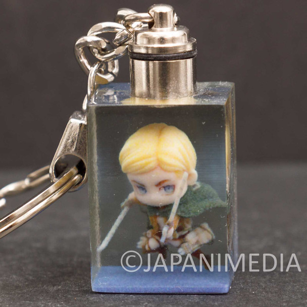 Attack on Titan Erwin Smith Mini Figure in Light up Cube Keychain JAPAN Japanimedia Store FRONT