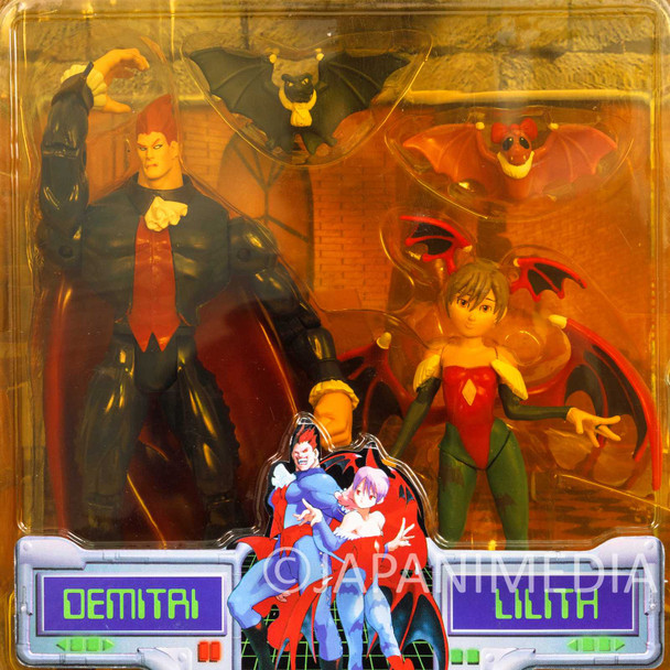 Darkstalkers (Vampire Savior: The Lord of ) Lilith & Demitri Figure Capcom Japanimedia Store FRONT