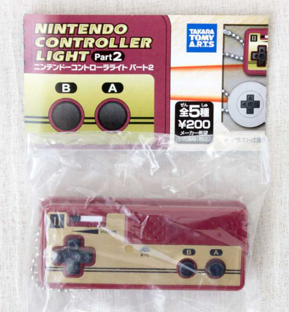 Nintendo Game Controller LED Light Figure Key Chain Famicom 2 NES JAPAN Japanimedia Store FRONT