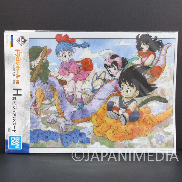 Dragon Ball Plastic Visual Sheet 16.5x11.5 inch #1 BANDAI Japanimedia Store FRONT