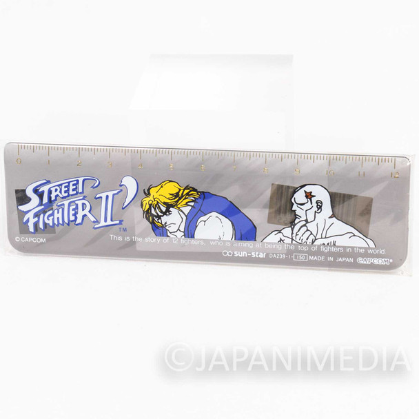 Retro RARE! Street Fighter 12cm Ruler Ken vs Sagat JAPAN GAME CAPCOM Japanimedia Store FRONT
