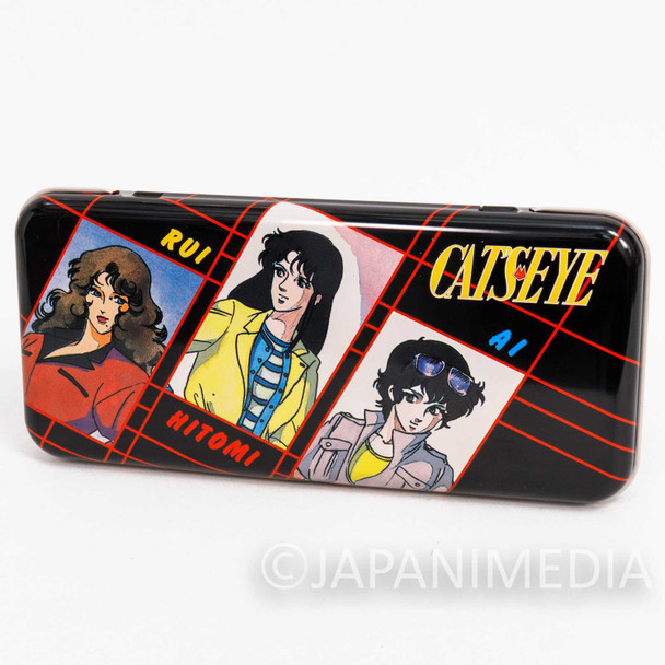 Cat's Eye Rui Hitomi Ai Kisugi Can Pen Case #1 / Hojo Tsukasa Shonen Jump Japanimedia Store FRONT