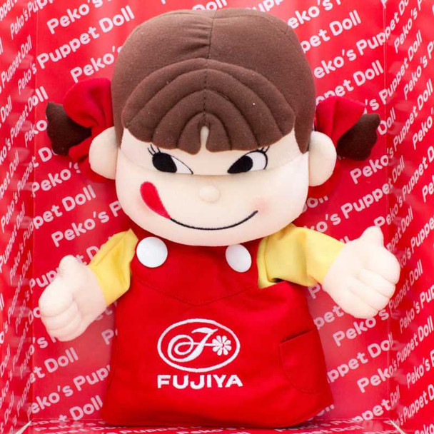Milky Candy Peko-chan Hand Puppet Plush Doll w/DVD FUJIYA JAPAN ANIME FIGURE Japanimedia Store FRONT