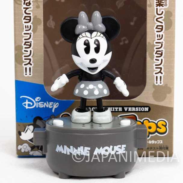Disney Characters Minnie Mouse Monochrome Ver. Little Taps Sound Toy Figure Japanimedia Store FRONT