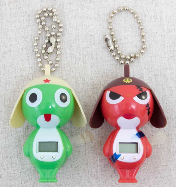 Sgt. Frog Keroro Gunso Keroro & Giroro Figure type Watch w/ Ball chains JAPAN Japanimedia Store FRONT