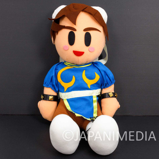 RARE! Street Fighter 2 Chun-Li Capcom Character Big Size Plush Doll 12" JAPAN GAME Japanimedia Store FRONT