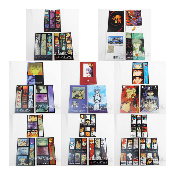 Retro Evangelion Two-layer type Post Card 25pc Set SEGA JAPAN Japanimedia Store FRONT