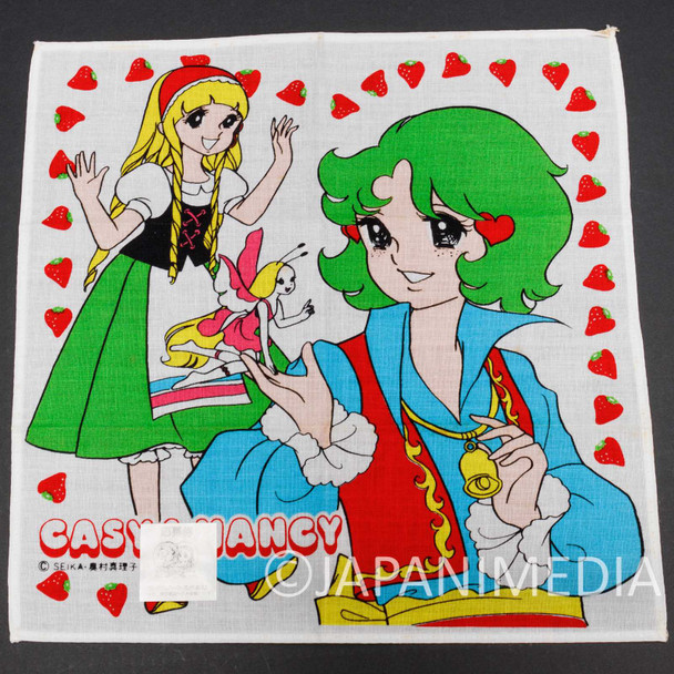Retro RARE! Casy & Nancy Handkerchief JAPAN MANGA Japanimedia Store FRONT