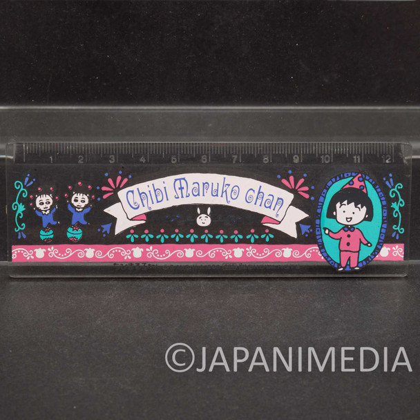 Retro Chibi Maruko Chan 12cm Ruler #2 JAPAN ANIME MANGA Japanimedia Store FRONT