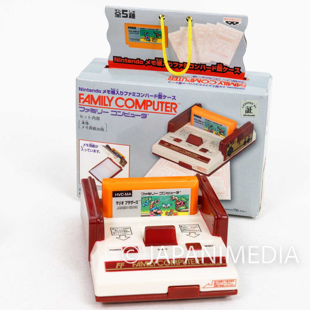 Mario Bros. Nintendo NES Famicom Family Computer Type Memo Paper Case JAPAN Japanimedia Store FRONT