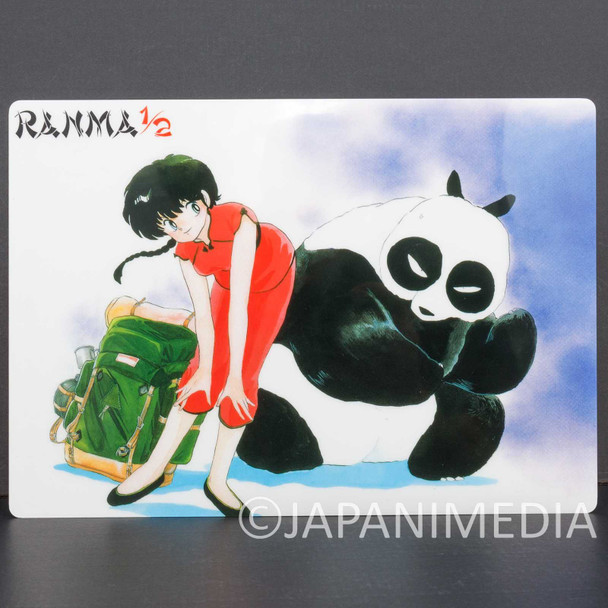 RARE Ranma 1/2 Ranma & Genma Plastic Pencil Board Shitajiki Japanimedia Store FRONT