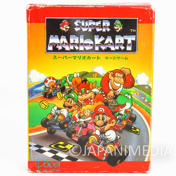 Retro RARE!! Super Mario Kart Card Game SNES FAMICOM ESTONA NINTNEDO Japanimedia Store FRONT