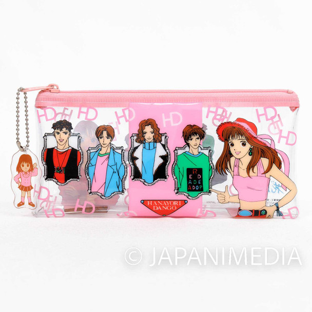 Boys Over Flowers Clear Pen case Pouch with Key chain JAPAN ANIME Japanimedia Store FRONT