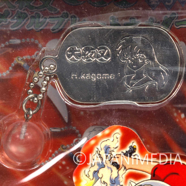 RARE! Inuyasha Kagome Metal Plate Keychain / RUMIKO TAKAHASHI Japanimedia Store FRONT