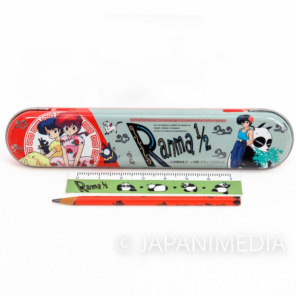Ranma 1/2 Small Size Can Pen Case and Pencil and Ruler Japanimedia Store FRONT