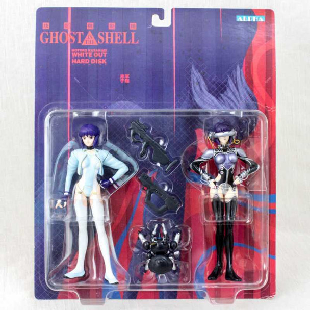 Ghost in the Shell Motoko Kusanagi Figure Hard Disk & White Out Set ALPHA JAPAN