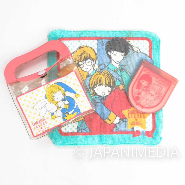 Cardcaptor Sakura Vinyl Mini bag & Mini Towel & Mirror Set CLAMP JAPAN ANIME Japanimedia Store FRONT