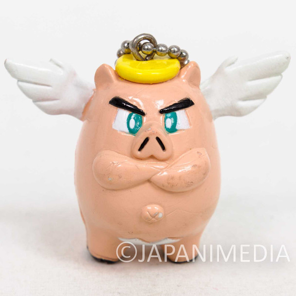 Retro RARE! Parodius Michael Angel Pig Figure Ballchain /KONAMI Japanimedia Store FRONT