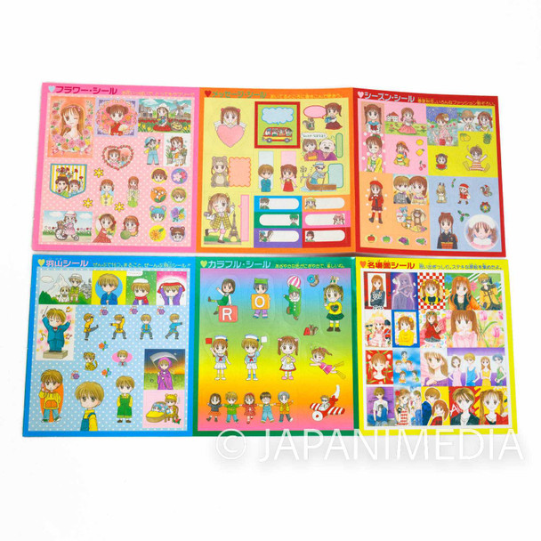 Kodocha Sticker Sheet 6pc set JAPAN MANGA Japanimedia Store FRONT