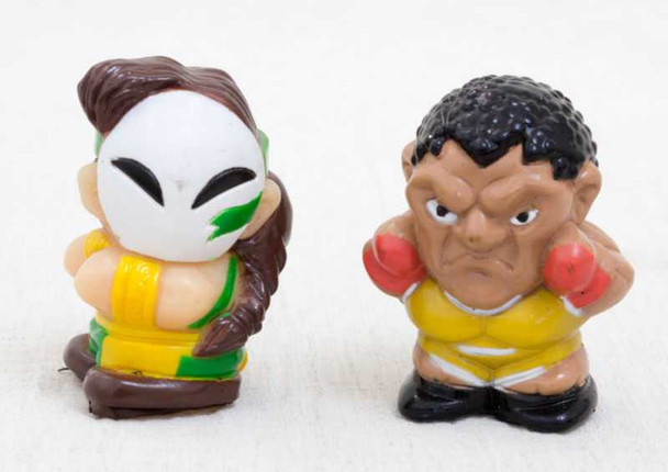 Set of 2 Street Fighter 2 Balrog Vega Puppet Doll Figure Capcom Character JAPAN Japanimedia Store FRONT