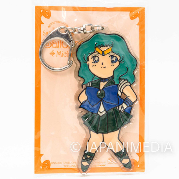 Retro! Pretty Soldier Sailor Moon Sailor Neptune (Michiru Kaioh) Acrylic Mascot Keychain Japanimedia Store FRONT