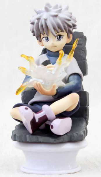 HUNTER x HUNTER Killua Chess Piece Collection Figure Black Stand JAPAN ANIME Japanimedia Store FRONT