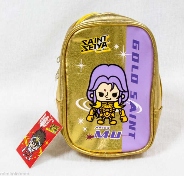 Saint Seiya Aries Mu Panson Works Gold Mini Pouch Bag Case JAPAN ANIME MANGA Japanimedia Store FRONT