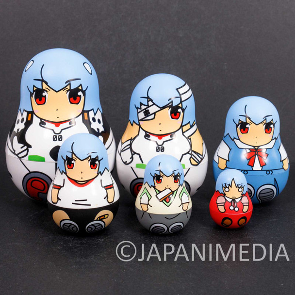 RARE! Evangelion Rei Ayanami Stacking Figure SEGA [NOBOX] Japanimedia Store FRONT