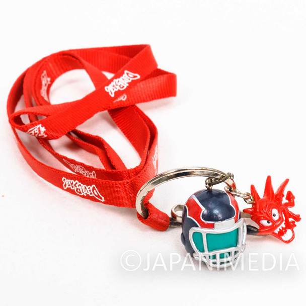 RARE! Eyeshield 21 Deimon Devilbats Helmet Mini Figure Strap Shonen Jump JAPAN Japanimedia Store FRONT