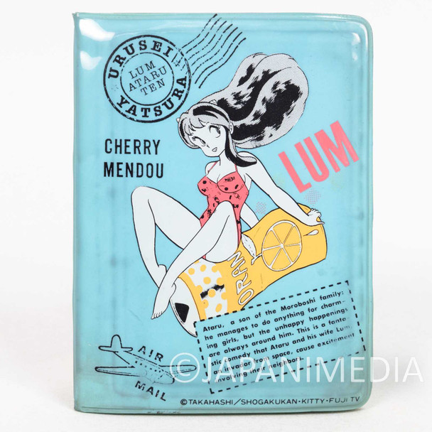 Retro RARE! Urusei Yatsura LUM Pass Card Case Holder 3 Japanimedia Store FRONT