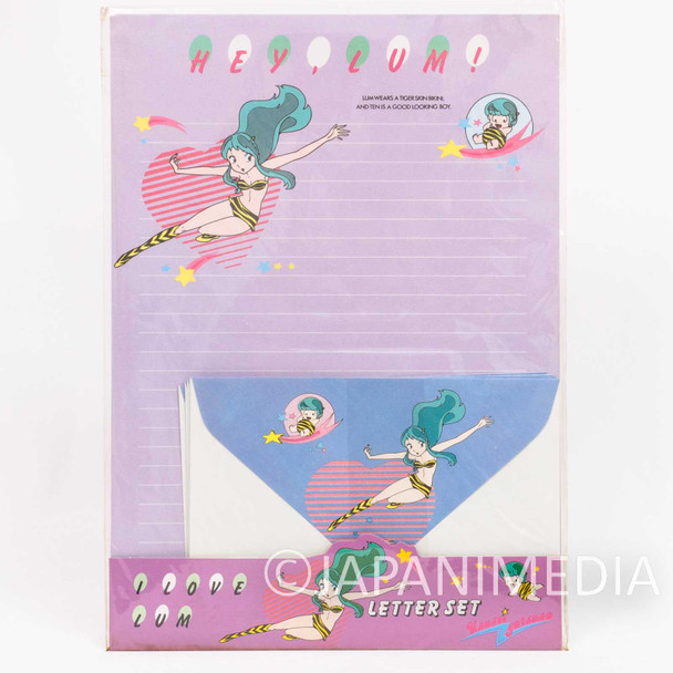 Retro RARE! Urusei Yatsura LUM Letter Set / Letter papers and Envelopes #1 Japanimedia Store FRONT
